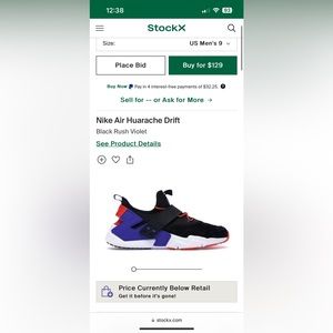 Nike Air Huarache Drift Shoes